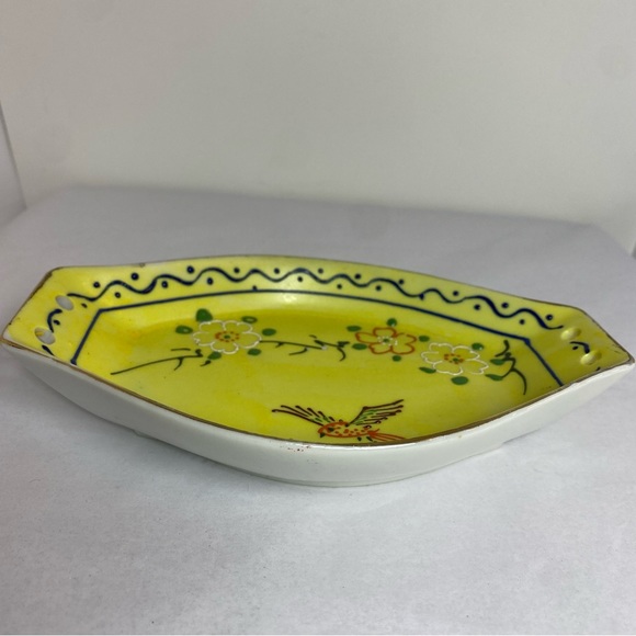 Vintage Japanese Moriage Hand Painted Candy / Trinket Dish - Picture 2 of 8